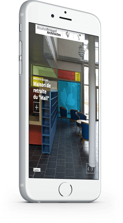 mouhot-primard architectes smartphone view